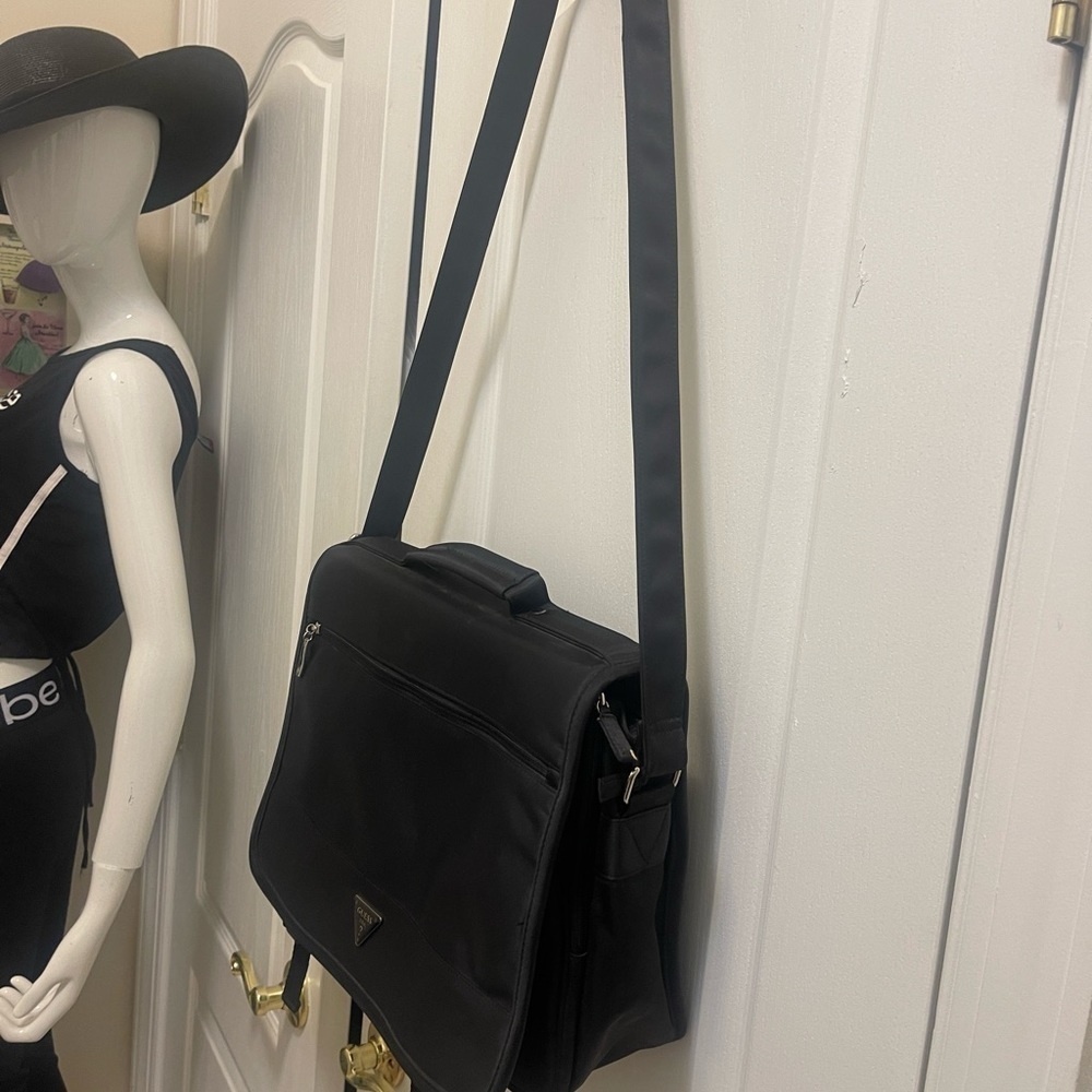 GUESS Black Nylon Exterior Laptop Bags in new conditions - Picture 3 of 16